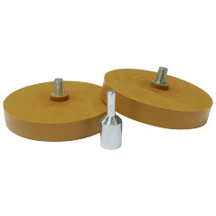MP Folienradierer-Set, Gelb, Ø 88 mm
