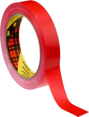 Scotch Verpackungsklebeband, Rot, 9 mm x 66 m x 0,057 mm