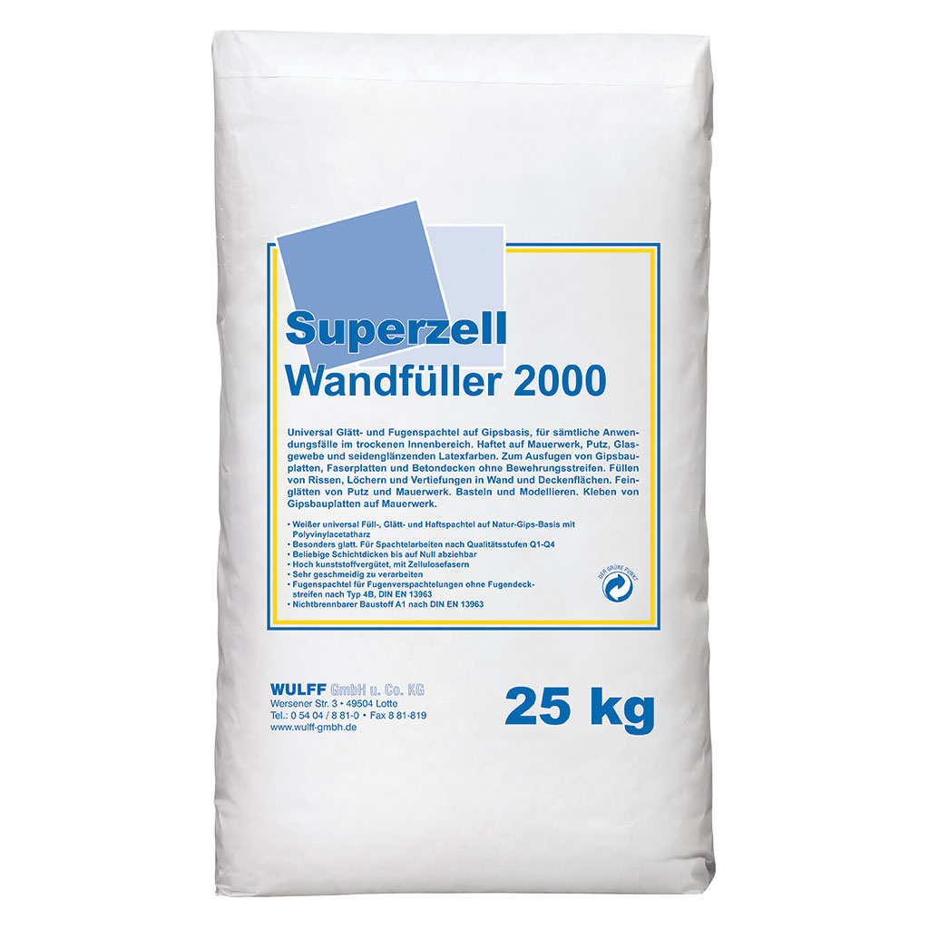 Superzell Wandfüller 2000, Weiß, 5 kg