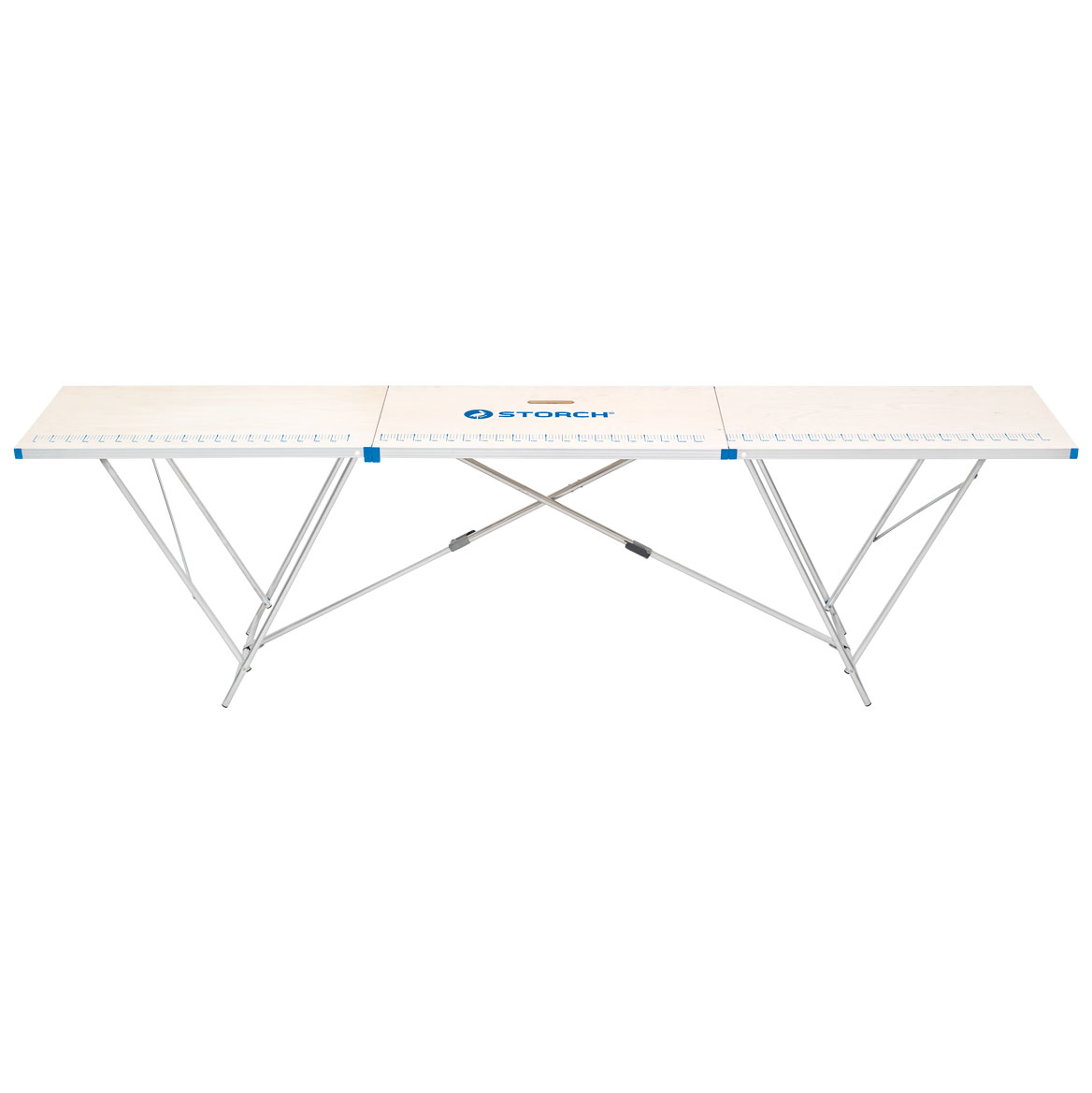 Storch Alu-Tapeziertisch mit Alu-Rahmen, 100 x 320 cm