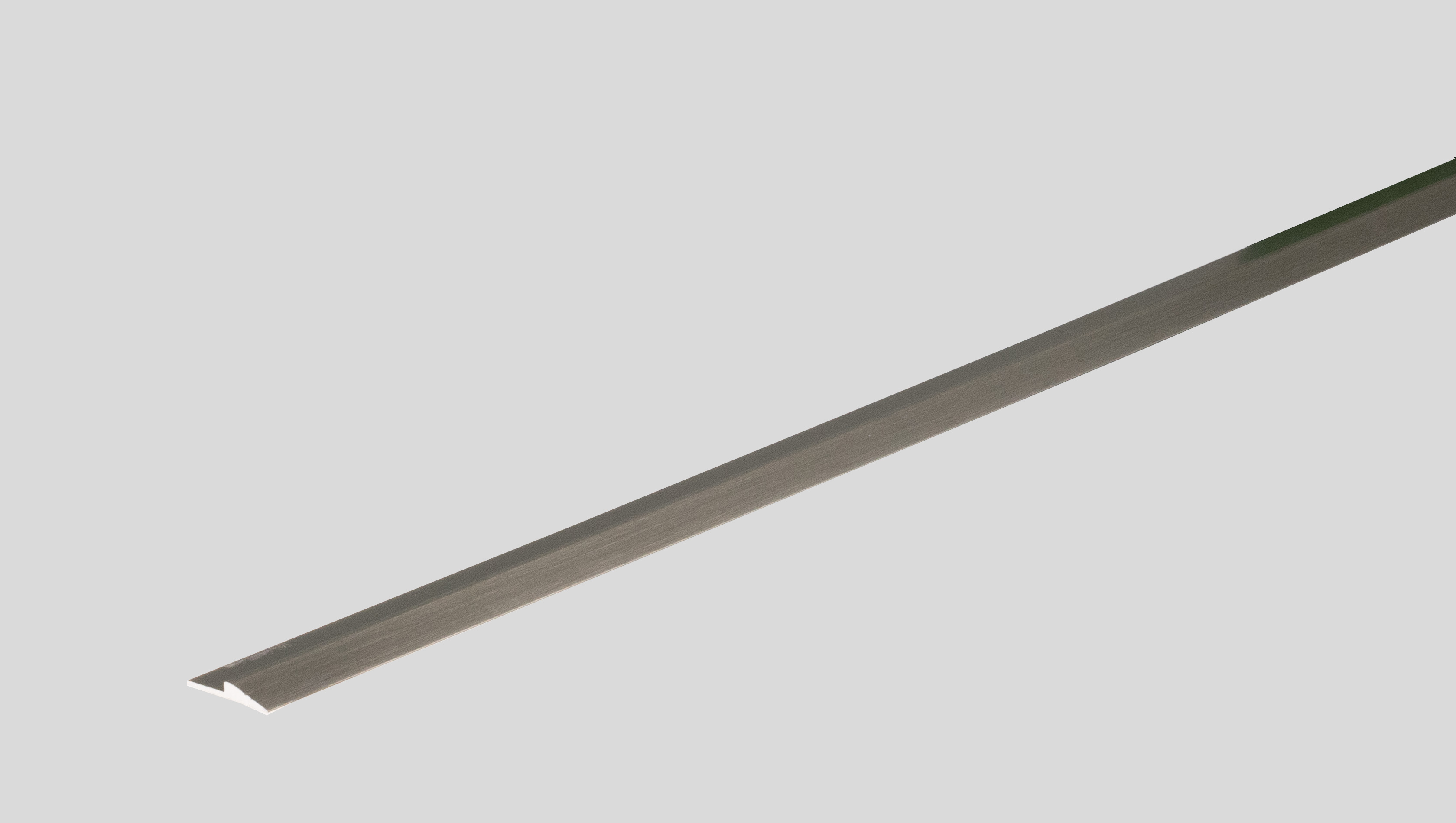 Repac Abschlussprofil, Alumium, Edelstahl-Optik, 3 x 14 mm x 100 cm