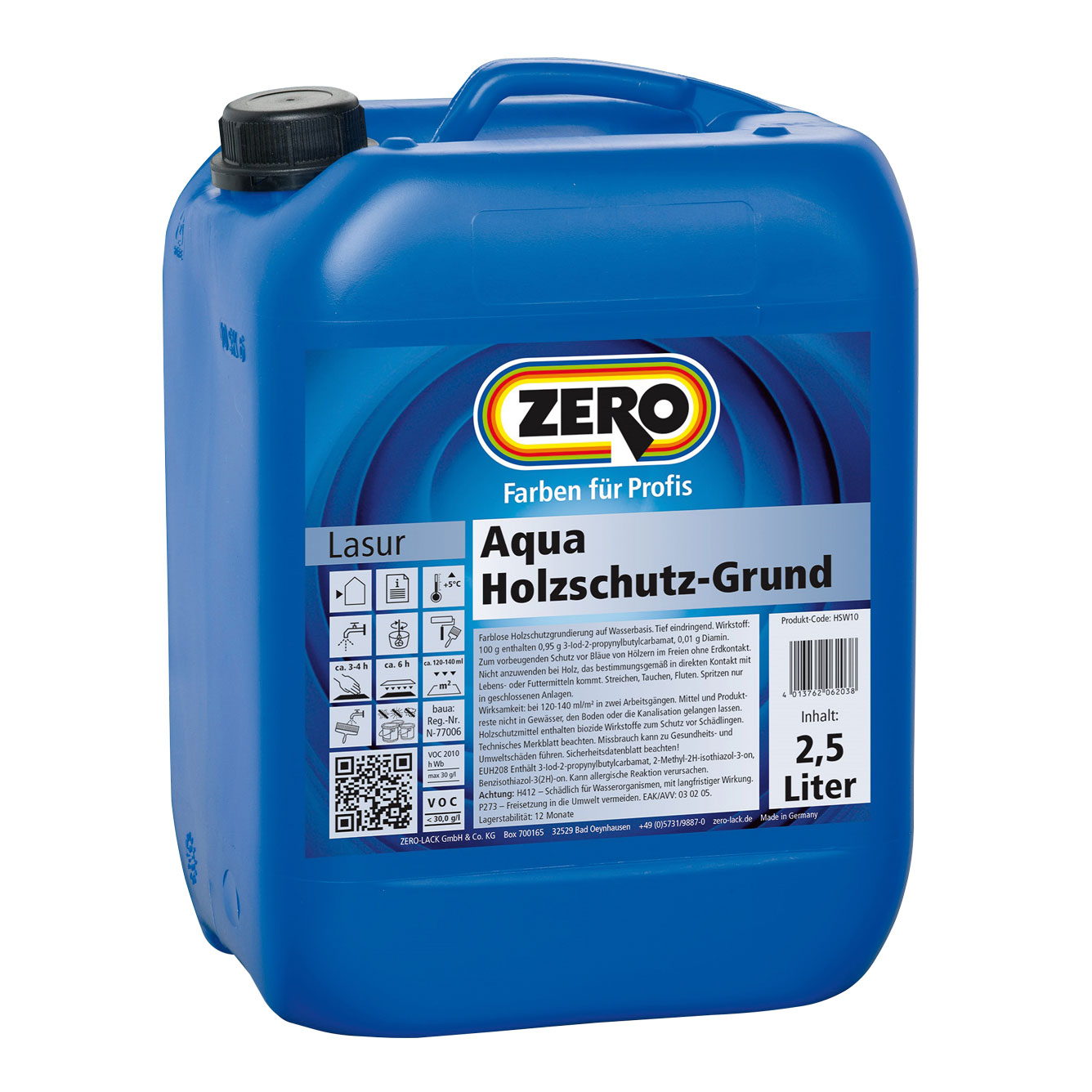 ZERO-LACK Aqua Holzschutz-Grund