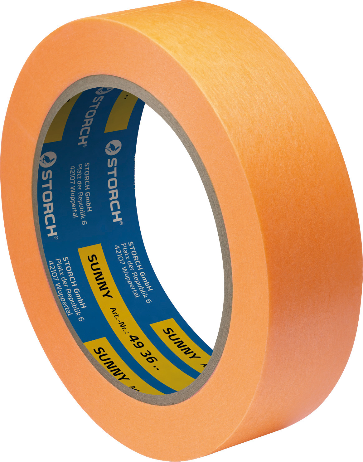 Storch Klebeband MaskUp SunnyTOP, Orange, 50 mm x 50 m