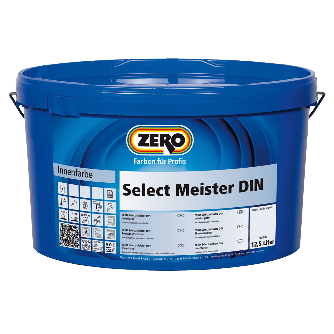 ZERO-LACKE Select Meister DIN Dispersionfarben