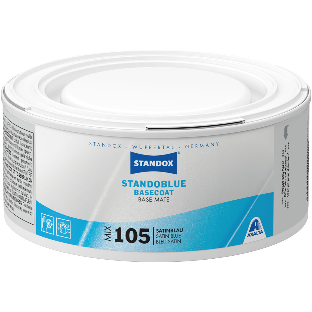 Standoblue Basecoat, Mix 105 Satinblau, 250 ml
