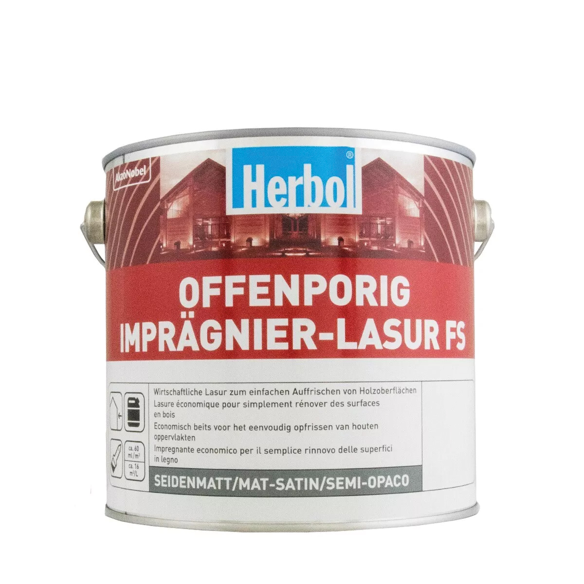 Herbol Holzlasur Offenporig ImprÃ¤gnierlasur, 10 l