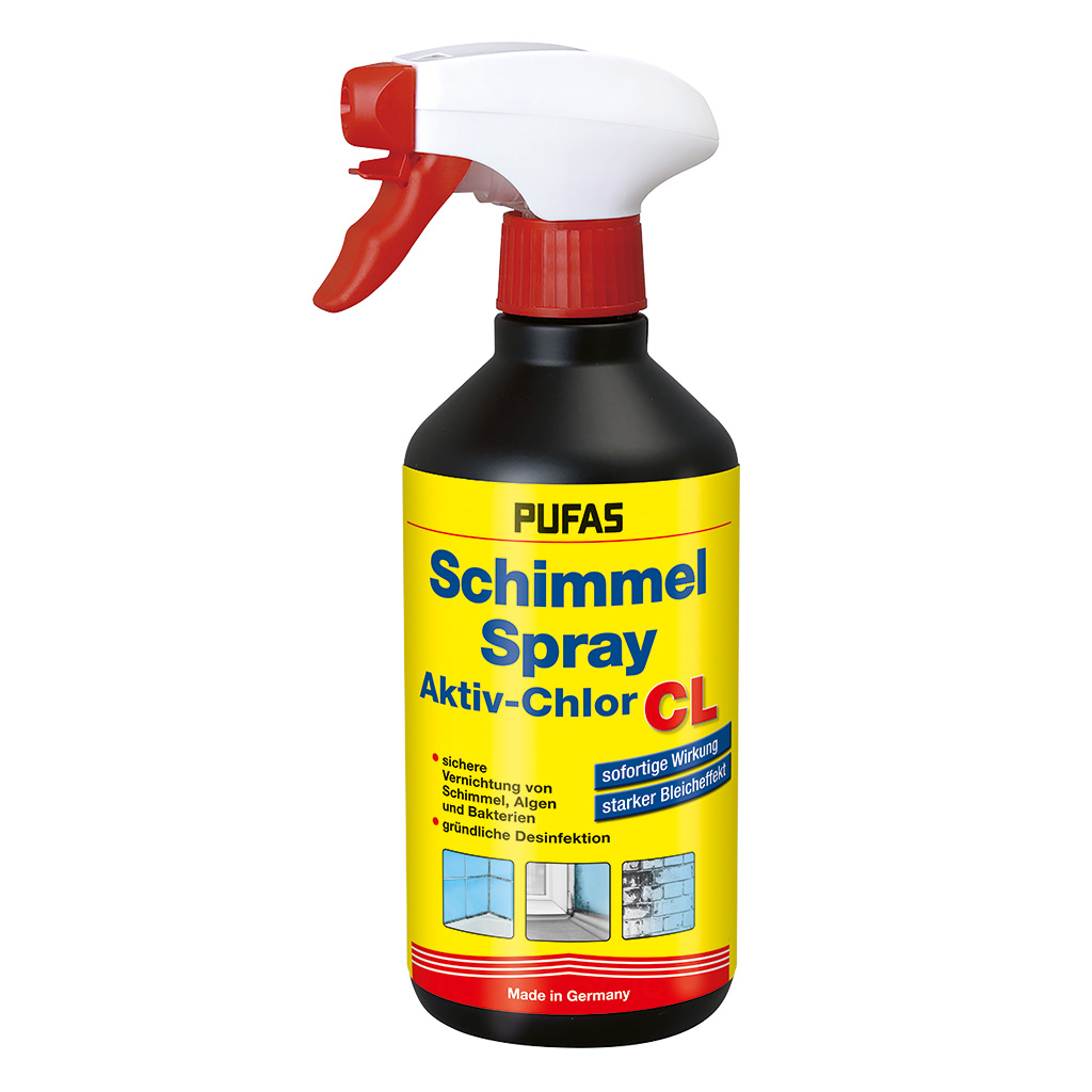 PUFAS Schimmel-Spray Aktiv-Chlor CL, 500 ml
