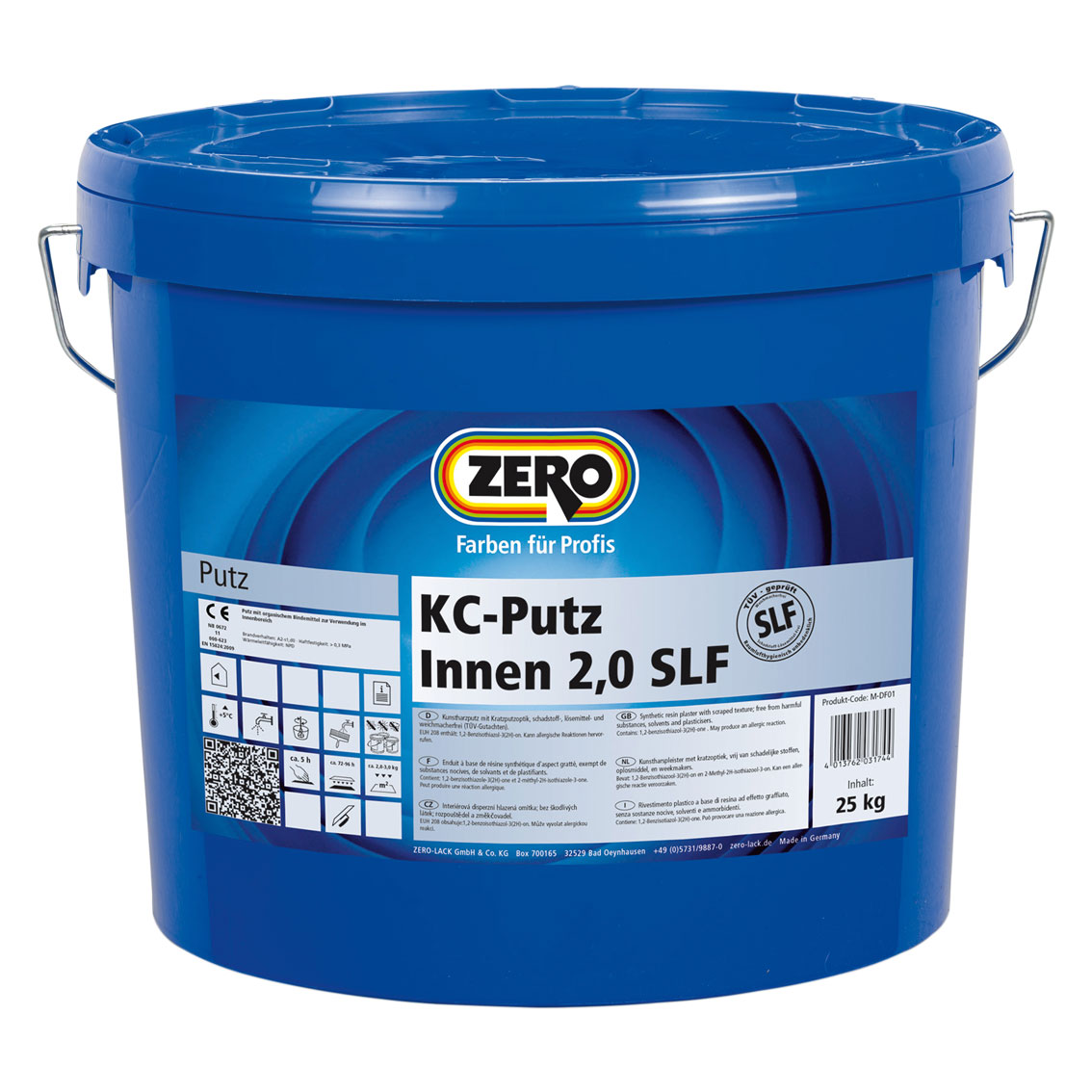 ZERO-LACK KC-Putz Innen 0,8 mm SLF, Weiß
