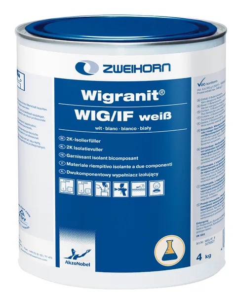 Zweihorn Isolierfüller Wigranit IF, Weiß, 4 kg