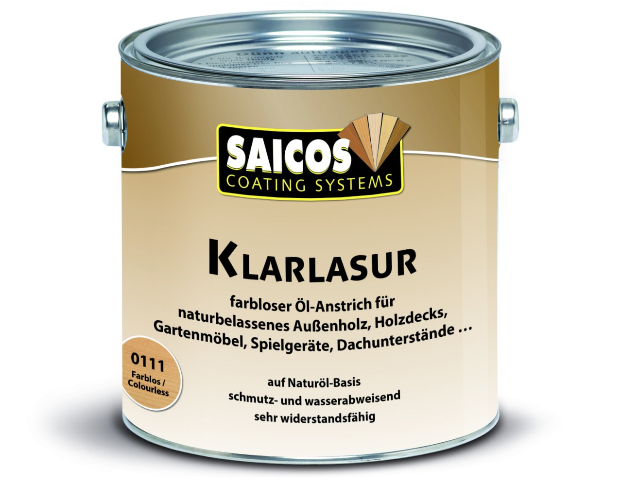 Saicos Klarlasur, Farblos, 2,5 l