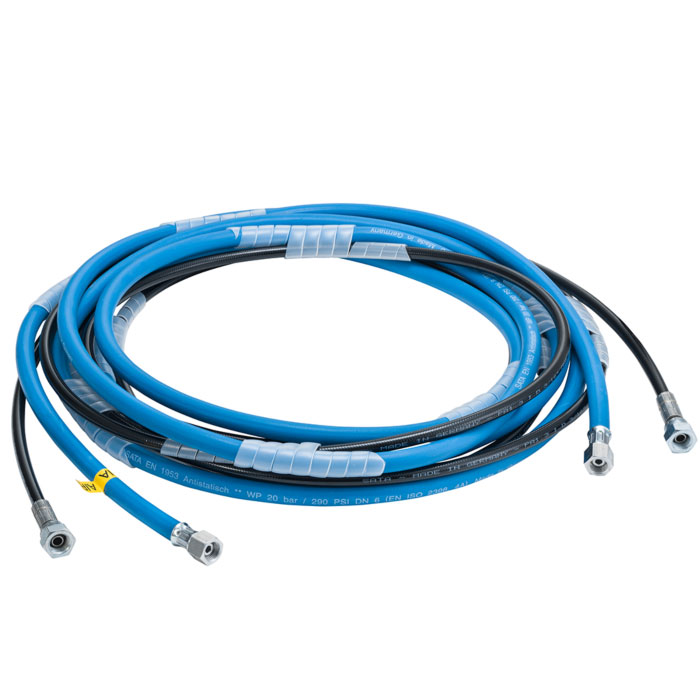 SATA Schlauchpaar, 1 x Ø 6 mm, 1 x Ø 4 mm, 15 m
