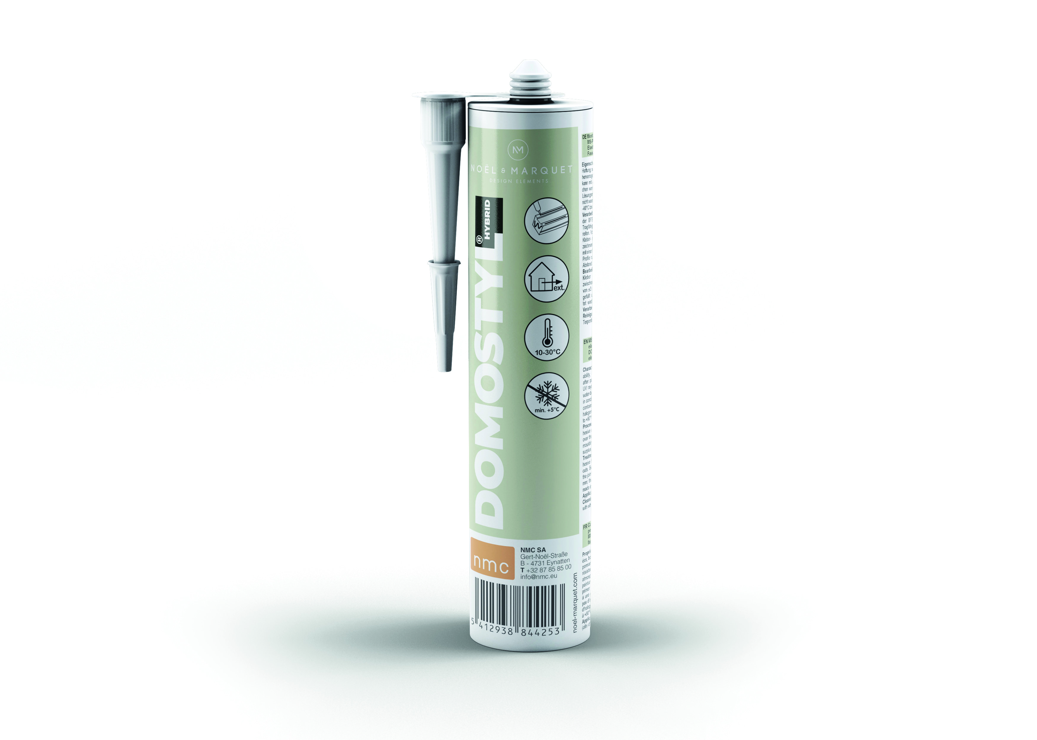 Noël & Marquet Domostyl Hybrid Kleber, Weiß, 290 ml