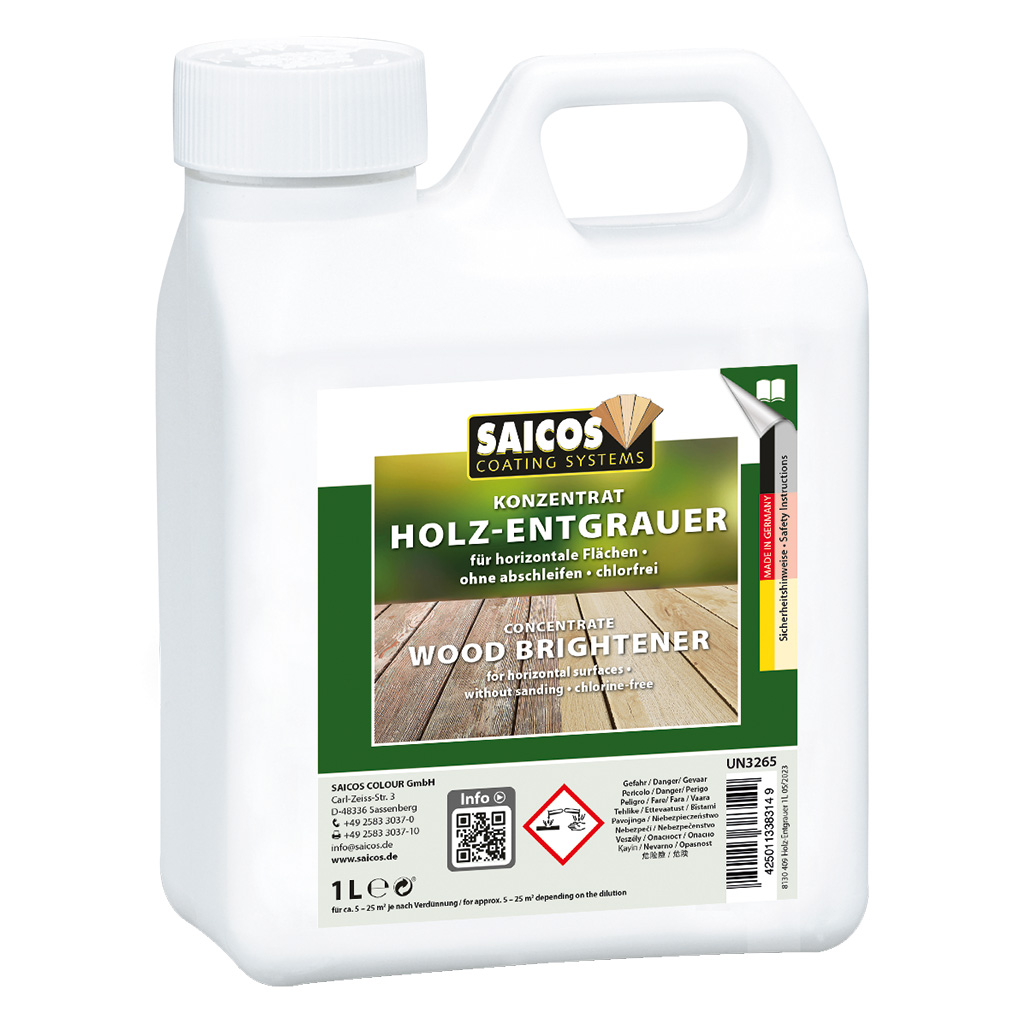 Saicos Holz-Entgrauer-Konzentrat, 1 l