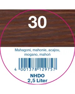 Zweihorn Holzdesign-Öl Naturtrend 30 NHDO, Mahagoni, 2,5 l