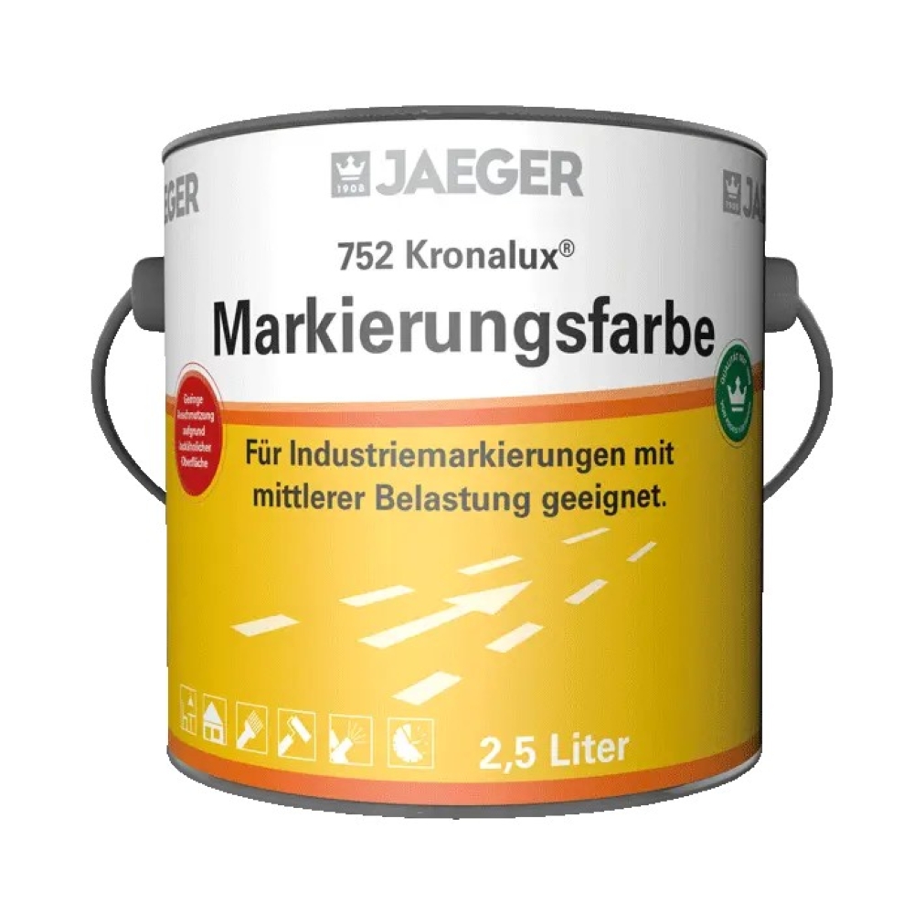 JAEGER Kronalux Markierungsfarbe 752, RAL 1023- Gelb, 750 ml