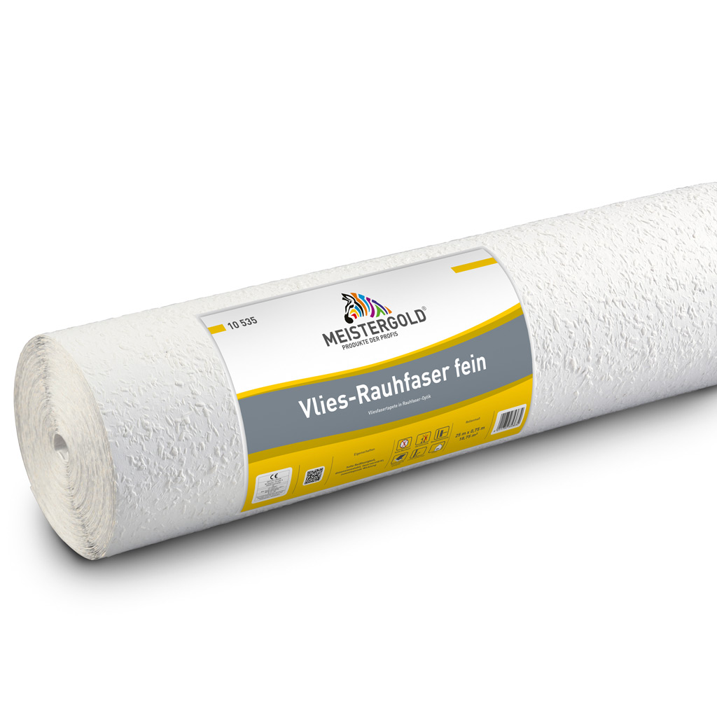 Meistergold Vlies-Rauhfaser Fein, 0,75 x 25,0 m