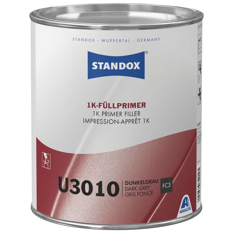 Standox 1K-Füllprimer U3010, Dunkelgrau, 3,5 Liter