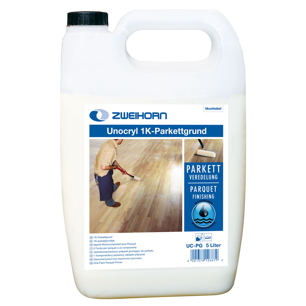 Zweihorn Parkettgrund Unocryl, 5 l