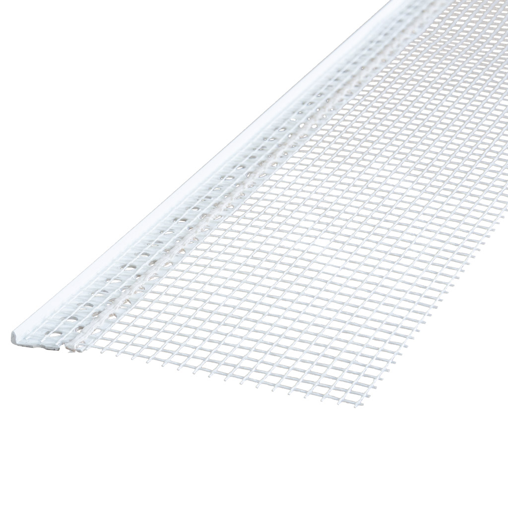 Arcutherm® Abschlussprofil, PVC mit Abzugkante 10 mm