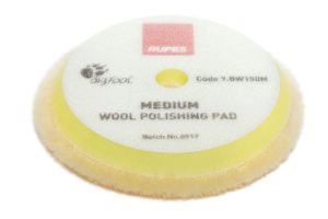 Rupes Wolle Polierscheibe Medium, Gelb, Ø 80 mm
