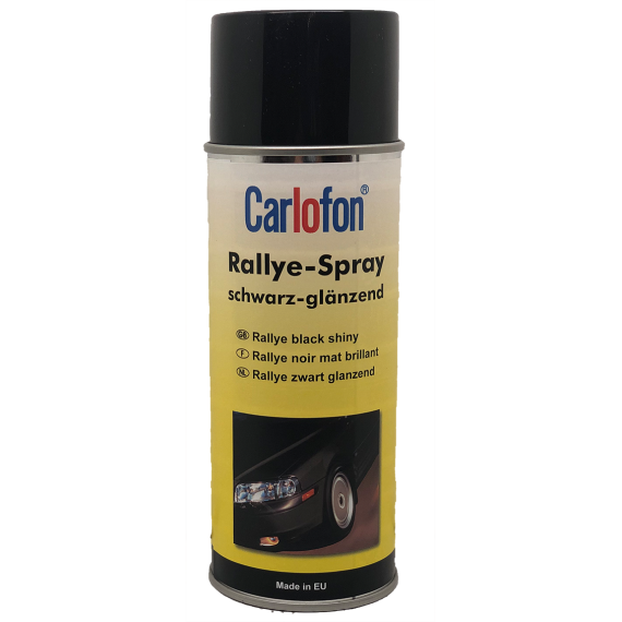 Carlofon Rallye Spray Seidenmatt, Schwarz