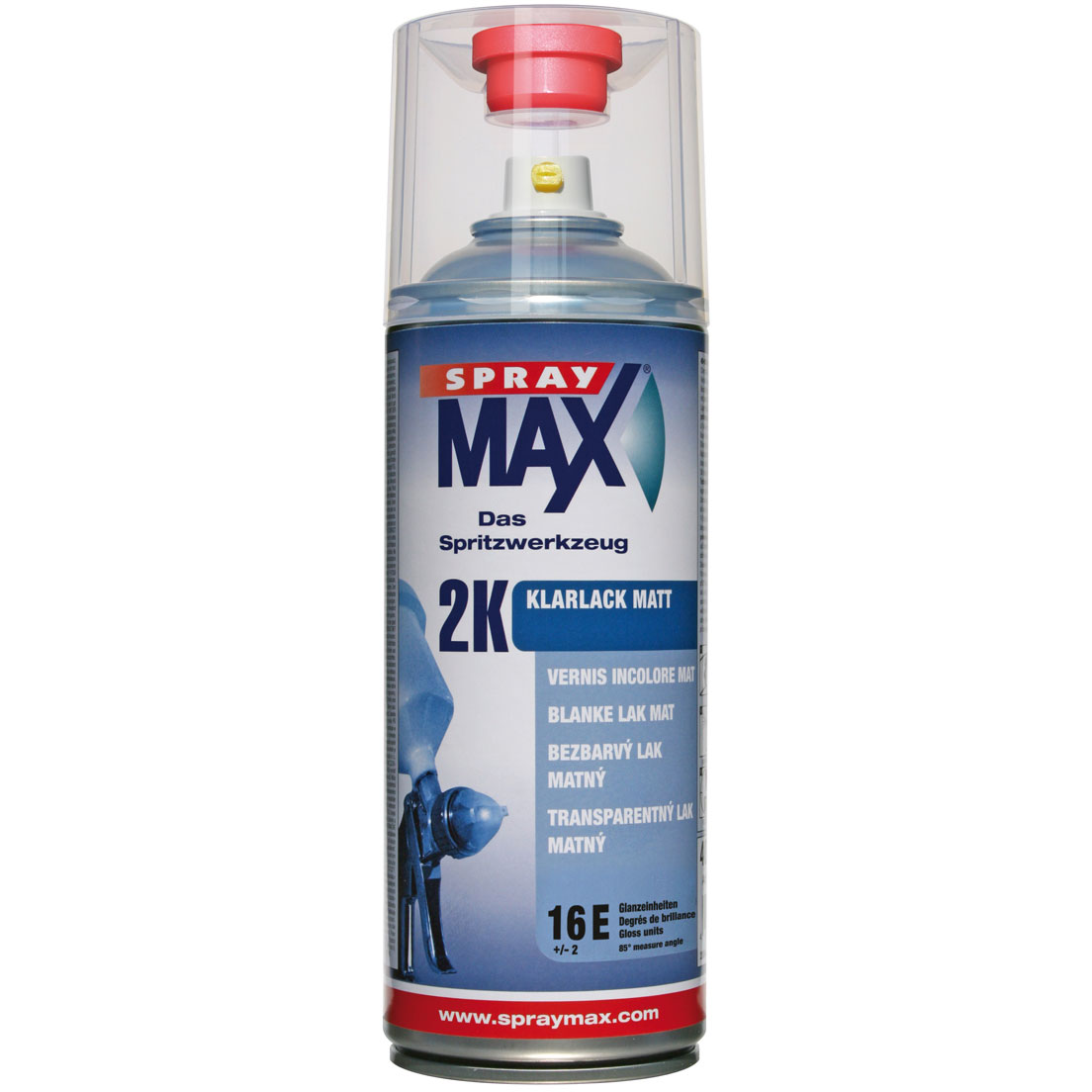 SprayMAX 2K KLARLACK SEIDENMATT