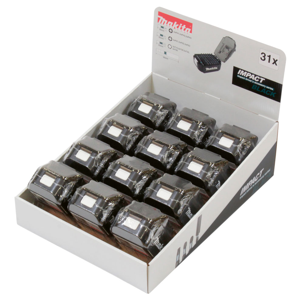 Makita Impact Black-Bit-Set, 31-teilig