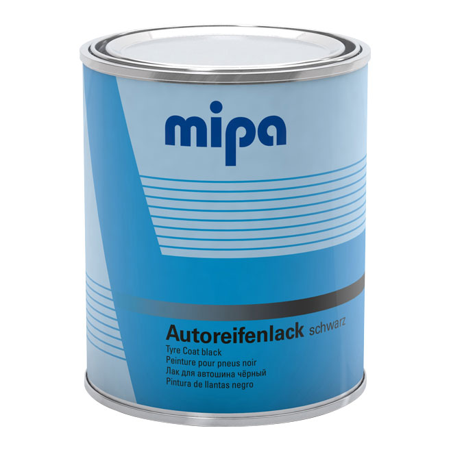 Mipa Autoreifenlack, Schwarz, 1 kg
