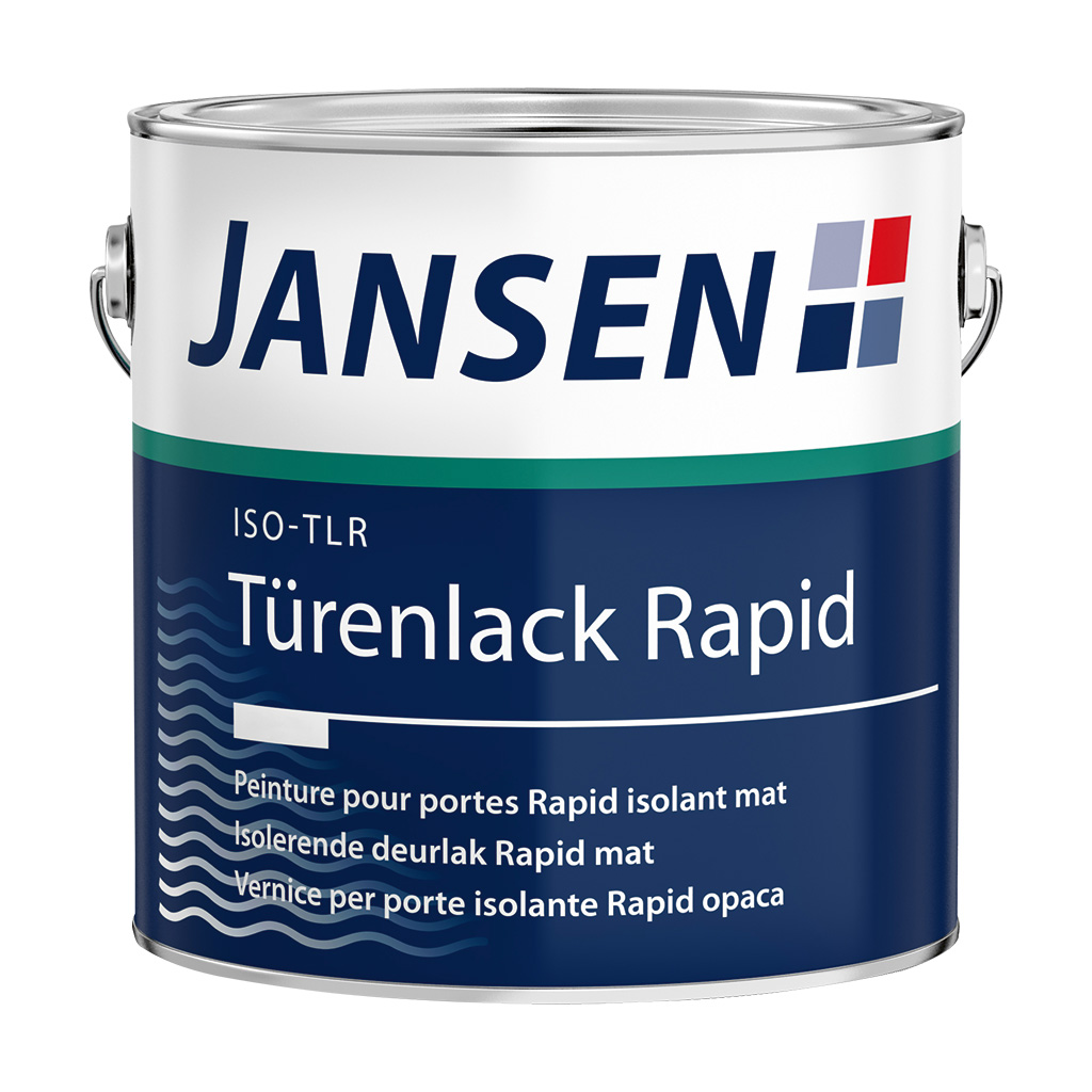 Jansen ISO Türenlack Rapid, Weiß, Matt, 2,5 l