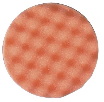 3M Polierschaumpad, Ø 133 mm, Orange, Genoppt