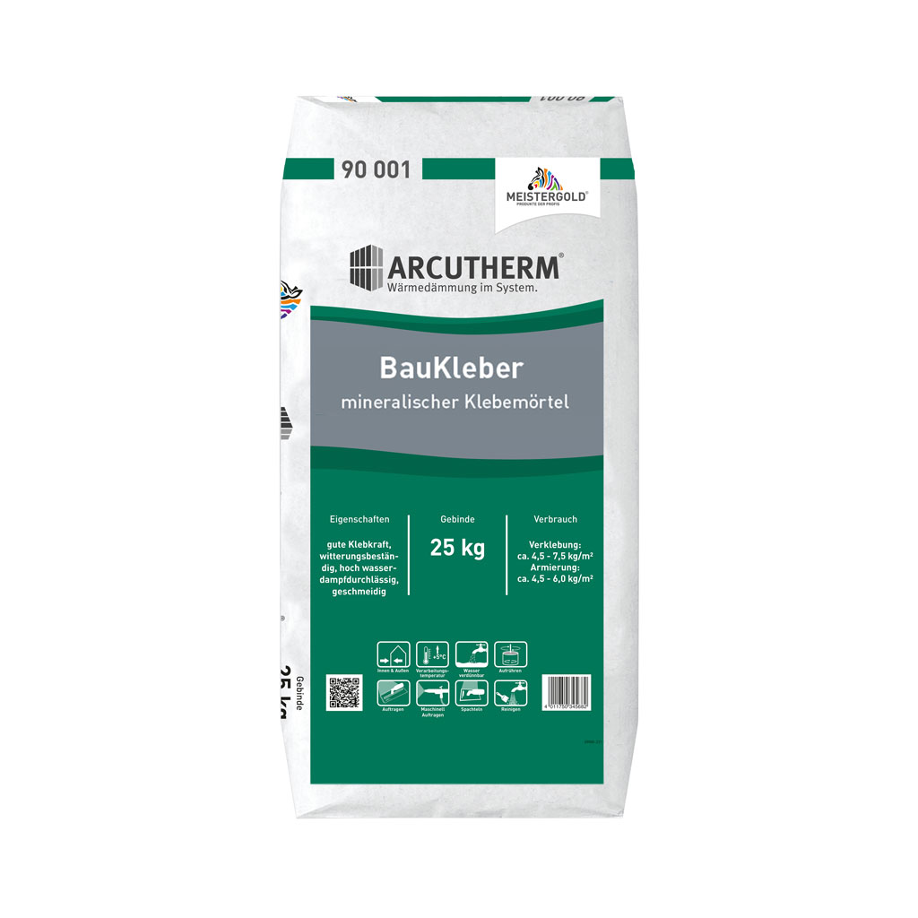 Arcutherm® Baukleber Grau, 25 kg