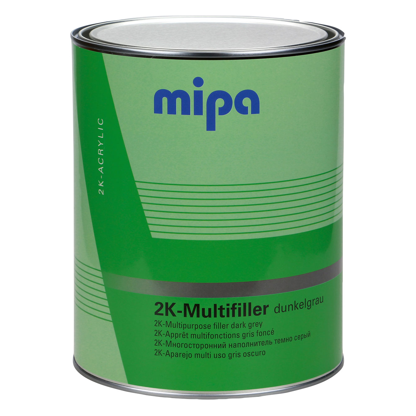 Mipa 2K-Multifiller, Dunkelgrau, 4 l