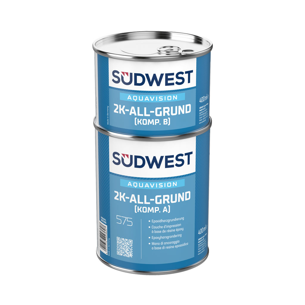 Südwest AquaVision 2K-All-Grund, 9110 Weiß, Seidenglänzend, 800 ml