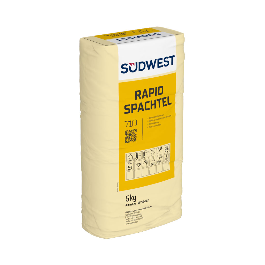 Südwest Rapid Spachtel, Weiß, 15 kg