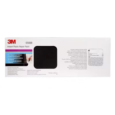 3M  Flexibles Kunststoffpflaster, Kit, Schwarz, 101 x 203 mm