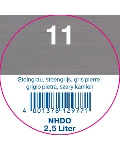 Zweihorn Holzdesign-Öl Naturtrend 11 NHDO, Grau, 2,5 l