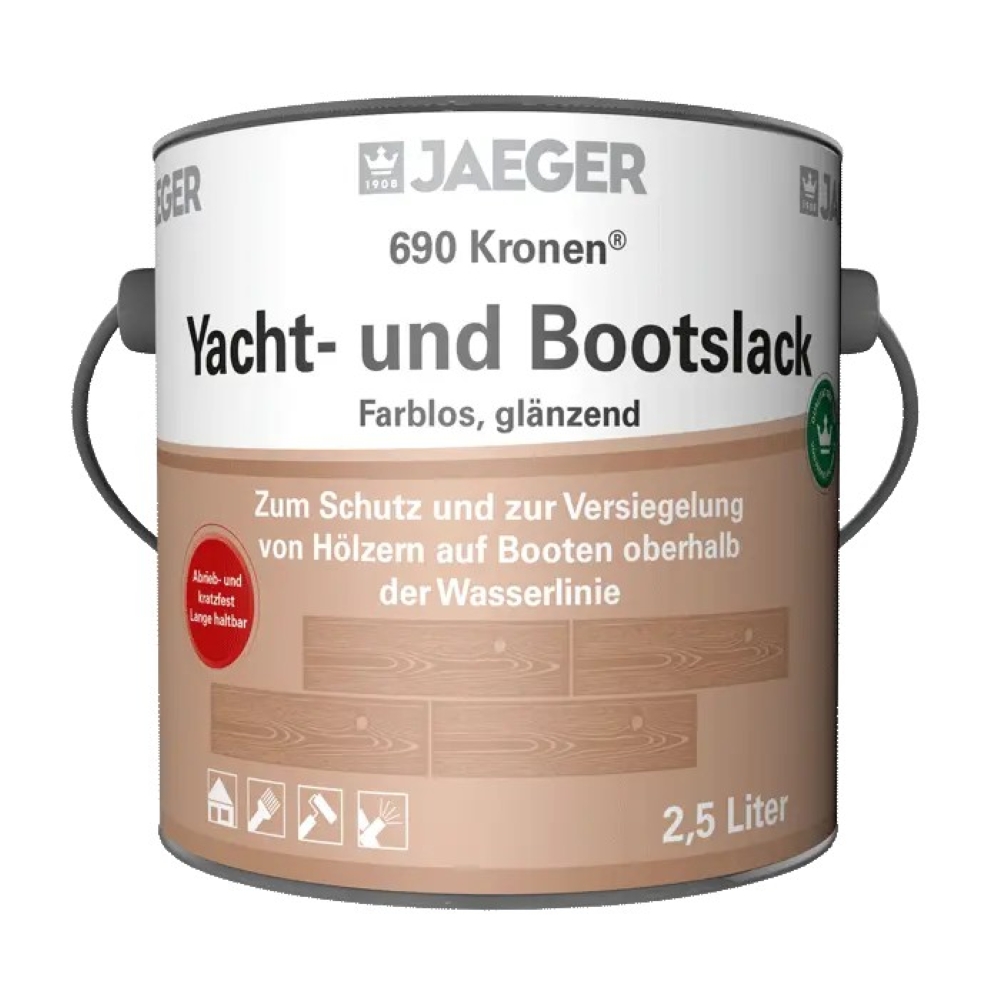 JAEGER Kronen Yacht- und Bootslack 690, 750 ml