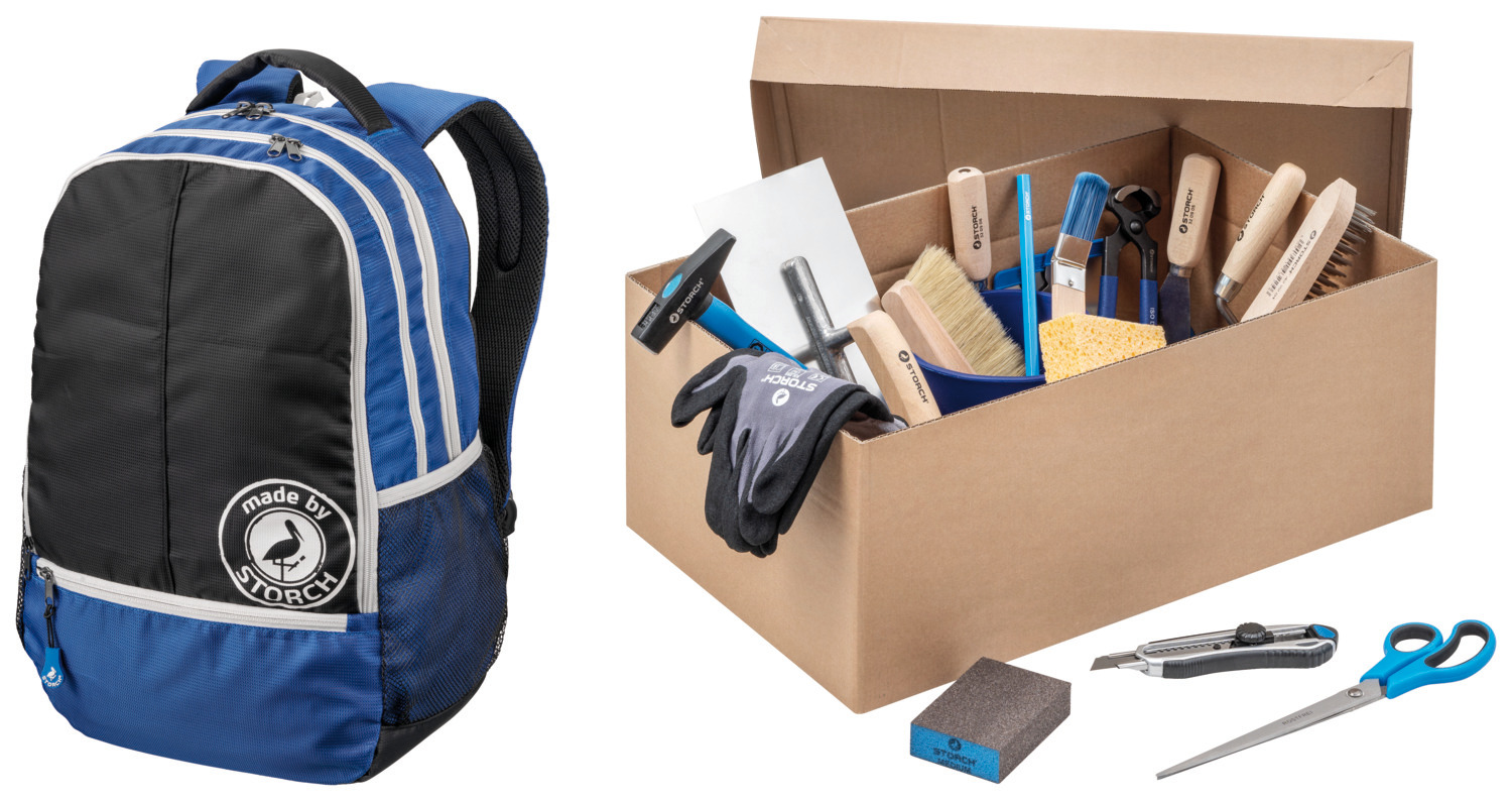 Storch Azubi-Basic-Set im Rucksack