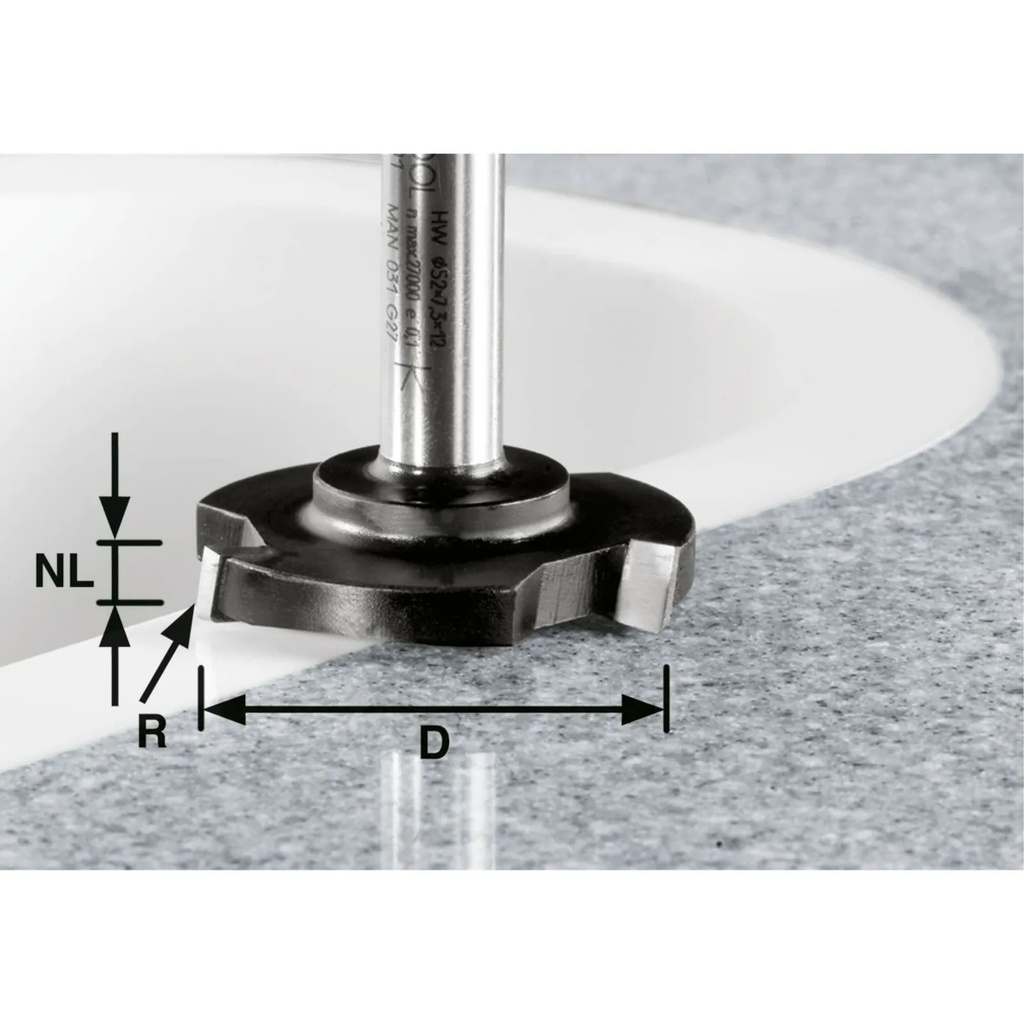 Festool Planfräser HW SS, Ø 52 x 7,3 mm
