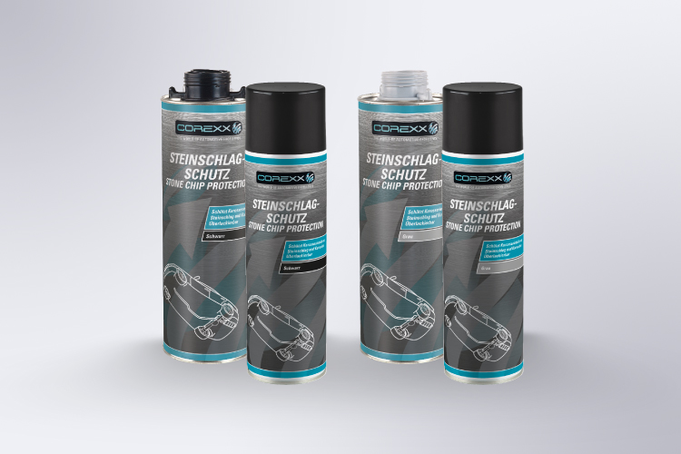Corexx Steinschlag-Schutz Spray, Schwarz, 500 ml