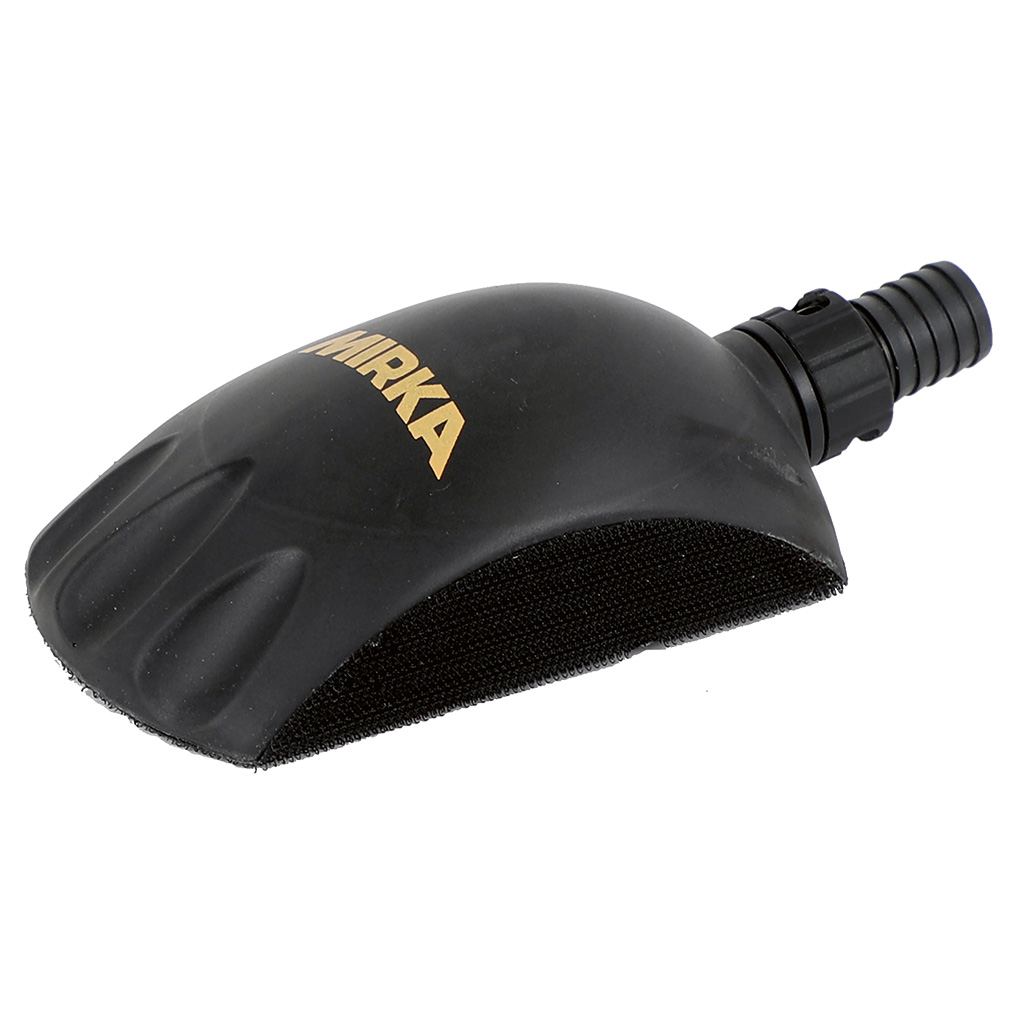 Mirka Roundy Handblock mit Absaugung, 78 x 87 x 148 mm Grip, gelocht