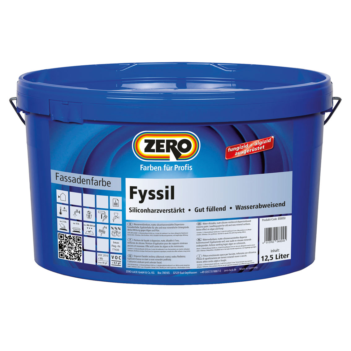 ZERO-LACK Fyssil, Weiß, Matt