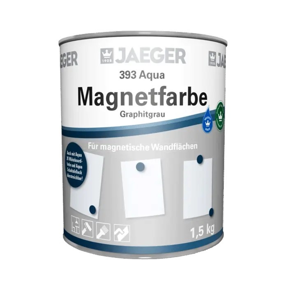 JAEGER Aqua Magnetfarbe 393, Graphitgrau, 1,5 kg