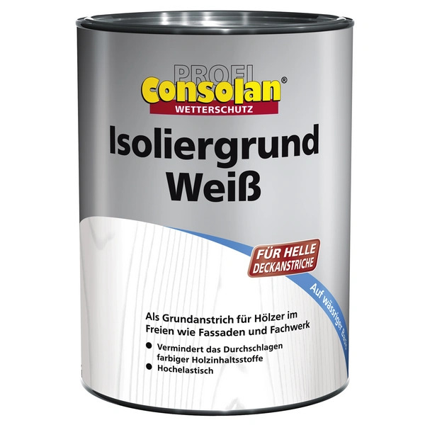 Consolan Isoliergrund Pro, Weiß, 750 ml