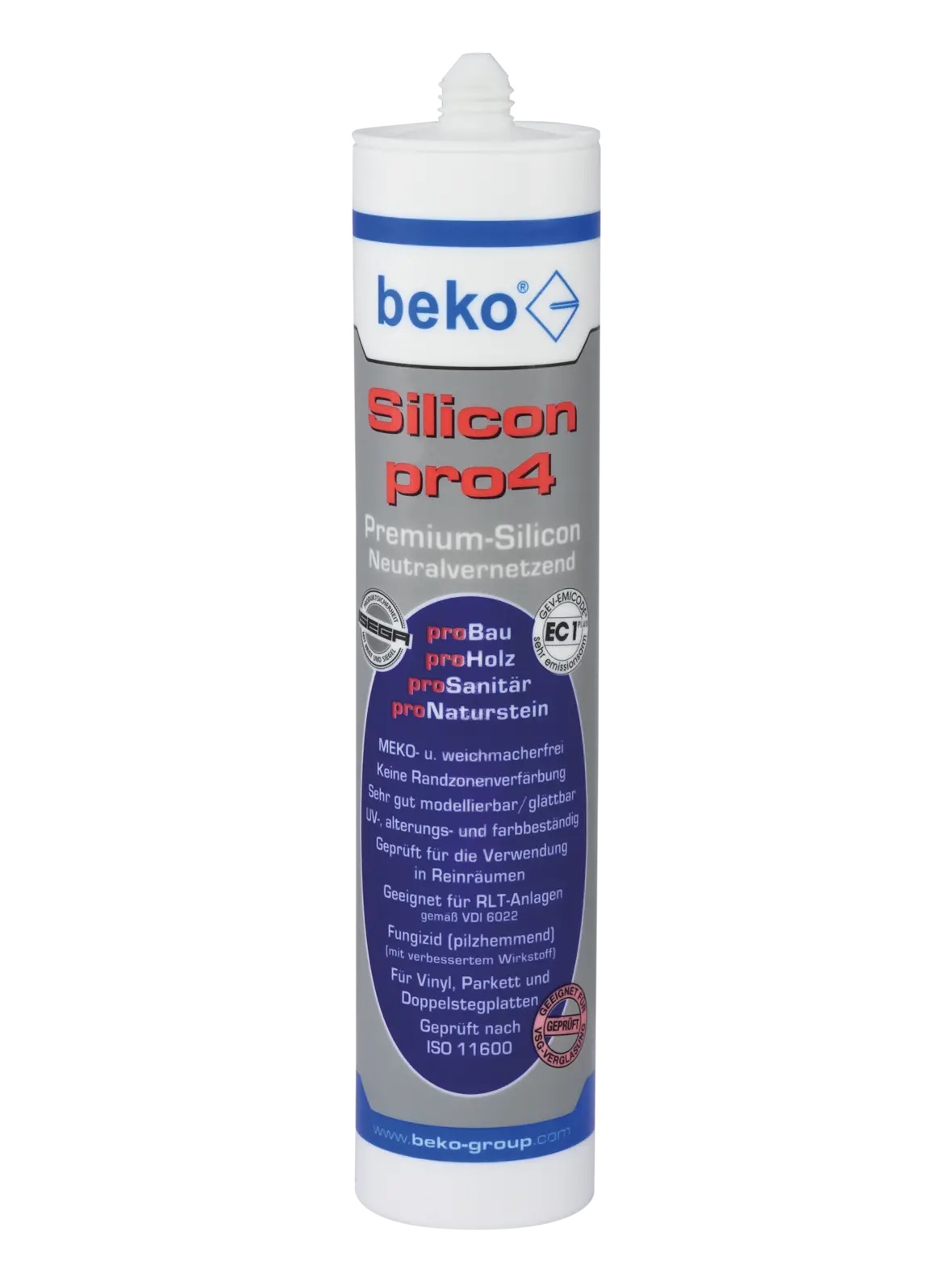 Beko Silicon pro4 Premium, Anthrazit, 310 ml