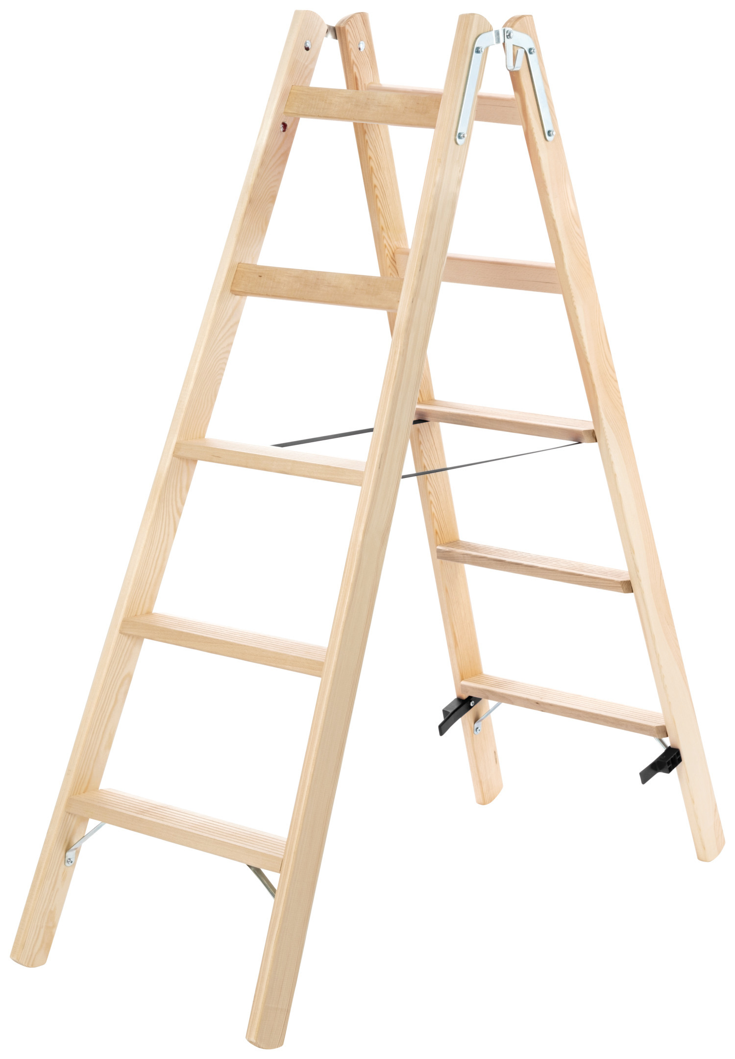 Storch Stufenleiter ERGO Holz, 2 x 8