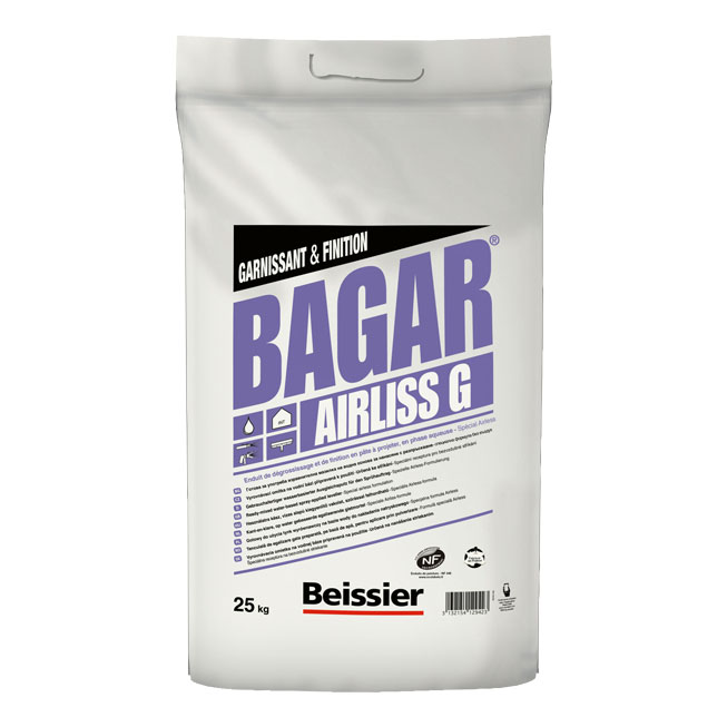 Südwest Spritzspachtelmasse Bagar Airliss G, Naturweiß, 25 kg