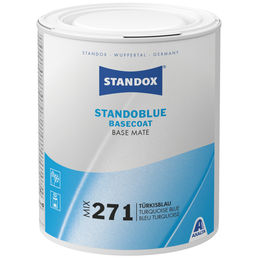 Standoblue Daisy Wheel Basecoat, Mix 271 Türkisblau, 1 l