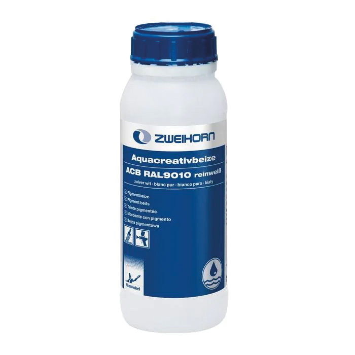 Zweihorn Aquacreativbeize, RAL9010, 5 l