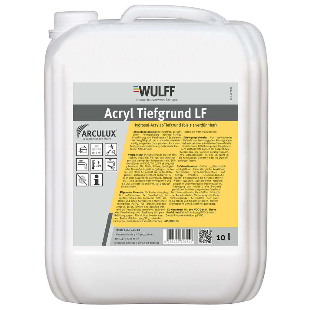 Arculux® Acryl-Tiefgrund LF, 10 l